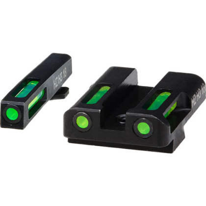 HIVIZ LITEWAVE H3 TRITIUM LITE PIPE SET FOR GLOCK 10MM/45GAP!