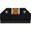 XS R3D FOR GLOCK 43X/48 3-DOT GREEN TRITIUM SET ORANGE RING