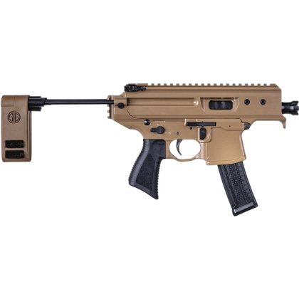 SIG MPX COPPER HEAD 9MM 3.5" 2-POSITION BRACE (1)20RD TAN