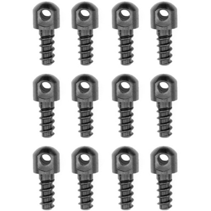 GROVTEC 1/2" WOOD SCREWS 12-PACK BLACK