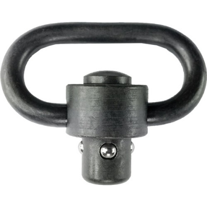 GROVTEC SINGLE HD PUSH BUTTON SWIVEL BLACK 1 1/4" 1-PACK