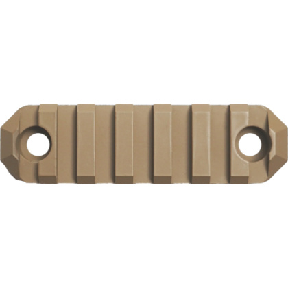 GROVTEC RAIL M-LOK 7 SLOT 3" COYOTE TAN CERAKOTE
