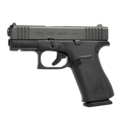 GLOCK 43X 9MM LUGER FS 15-SH W/ FRONT RAIL BLACK
