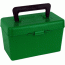 MTM DELUXE AMMO BOX 50-ROUNDS X-LARGE RIFLE CALIBERS GREEN