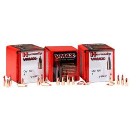 HORNADY BULLETS 20 CAL .204 40GR V-MAX 100CT 40BX/CS