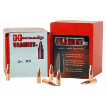 HORNADY BULLETS 22 CAL .224 55GR SPSX 100CT 40BX/CS