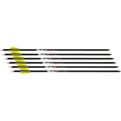 WICKED RIDGE XBOW ARROW XX75 20" ALUMINUM ALPHA NOCK 6PK