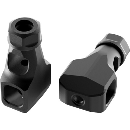 AUDERE HAMMERHEAD MUZZLE BRAKE .338 CAL 5/8"-24 MATTE BLACK