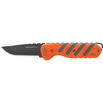 OUTDOOR EDGE RAZOR HTX 3" FIXED GRAY/ORANGE W/BLADE POD
