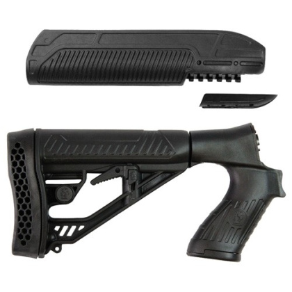ADAPTIVE TACTICAL FOREARM/STK MBERG 500/590/88 12GA BLACK