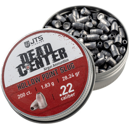 JTS DEAD CENTER SLUGS 22 CAL HOLLOW POINT 28.24 GR 200CT