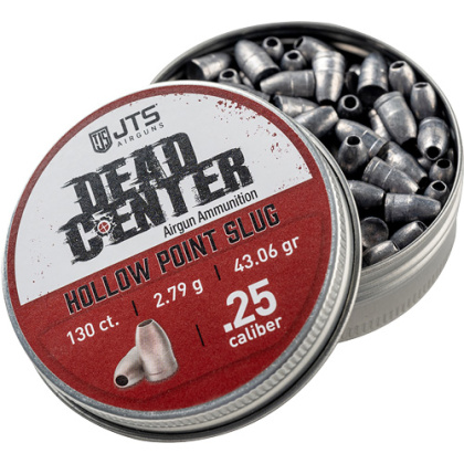 JTS DEAD CENTER SLUGS 25 CAL HOLLOW POINT 43.06 GR 130CT