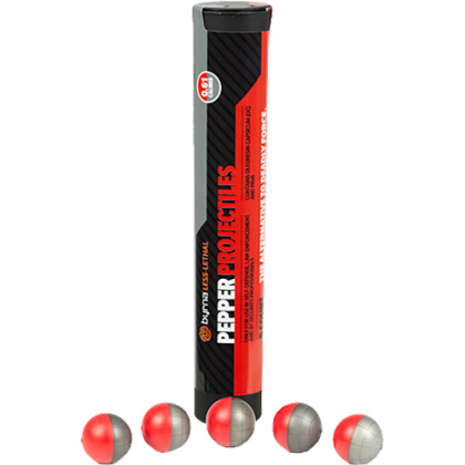 BYRNA PEPPER PROJECTILES 5-CT TUBE .61 CAL FITS CL LAUNCHER