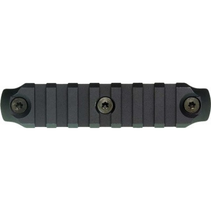 BCM RAIL SECTION--NYLON KEYMOD 4" RAIL BLACK