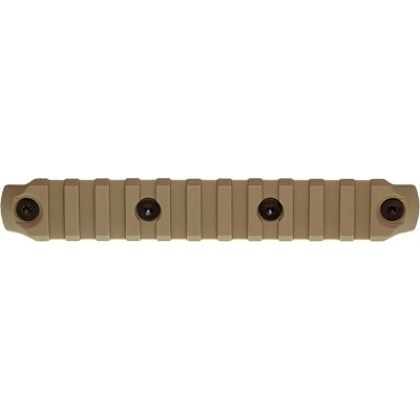 BCM RAIL SECTION--NYLON KEYMOD 5.5" RAIL FDE