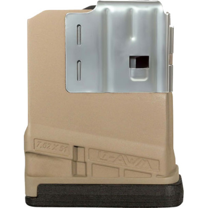 LANCER MAGAZINE L7AWM SR-25 7.62X51 10RD OPAQUE FDE<