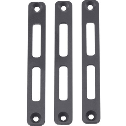 MANTICORE M-LOK PANEL FOR TRANSFORMER RAILS 3 PACK BLACK