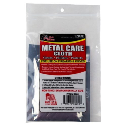PRO SHOT METAL CARE CLOTH 12"X15" 1EA