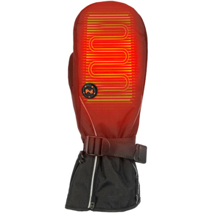 MOBILE WARMING UNISEX STORM HEATED MITTEN BLACK LARGE!