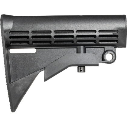 ONE HORSE AR15 BUTTSTOCK MIL-SPEC 6 POSITION BLACK