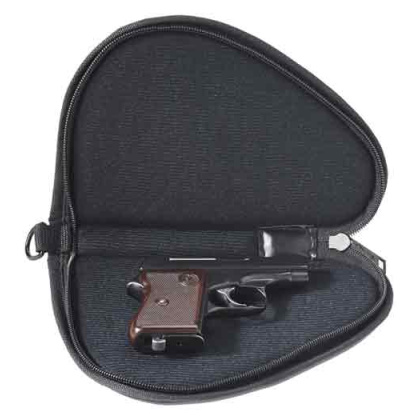 US PEACEKEEPER PISTOL CASE 9" BLACK 600 DENIER LOCKABLE