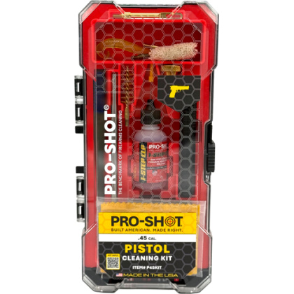 PRO SHOT PISTOL CLEANING KIT .45 CAL