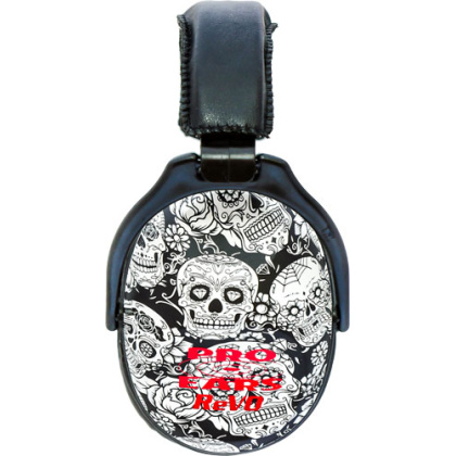 PRO EARS REVO EAR MUFF PASSIVE SKULLS PATTERN!