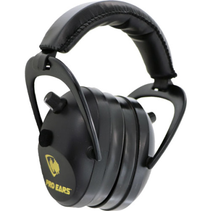 PRO EARS GOLD II 26 EAR MUFF ELECTRONIC W/PADDED BASE BLK