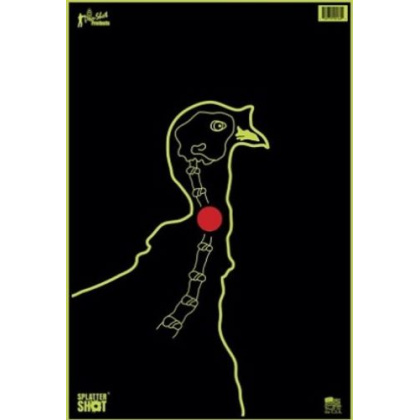 SPLATTER SHOT TARGET 12"X18" TURKEY 8PK
