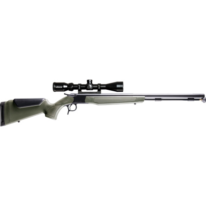 CVA OPTIMA 50 CAL 26" W/3-9X40 BLACK/GREEN