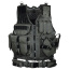 UTG TACTICAL VEST V547 BLACK LAW ENFORCEMENT