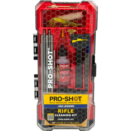 PRO SHOT RIFLE CLEANING KIT .350 LEG