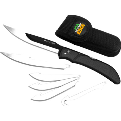OUTDOOR EDGE RAZOR BONE 6-BLD COMBO SET GRAY BLISTER PACK