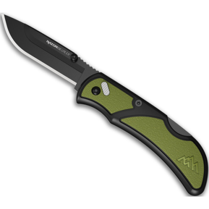 OUTDOOR EDGE RAZOR EDC LITE 2.5" OD GREEN PMS 2 BLK BLADES