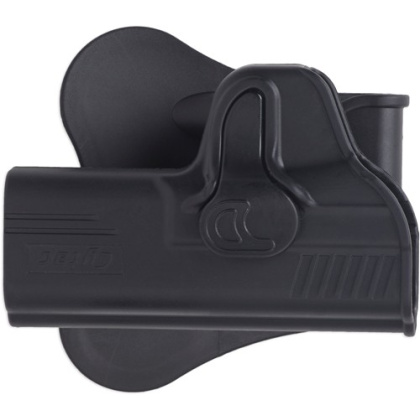BULLDOG RR HOLSTER PADDLE POLY RUGER LC9 BLACK RH!