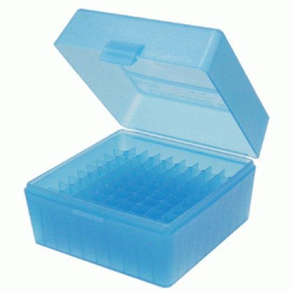 MTM AMMO BOX SMALL RIFLE 100-ROUNDS FLIP TOP STYLE GRN