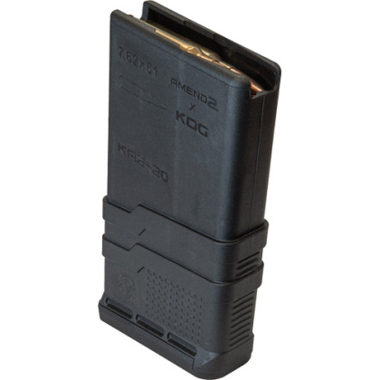 AMEND2 KDG SCAR MAGAZINE 7.62X 51 NATO/308 20 RD BLACK
