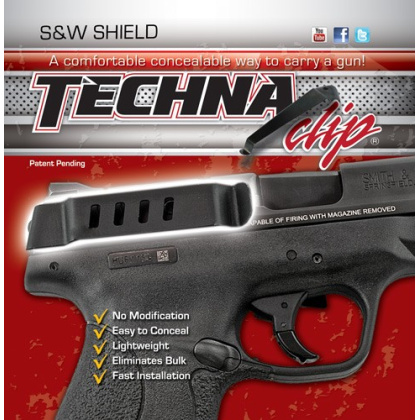 TECHNA CLIP HANDGUN RETENTION CLIP S&W SHIELD 9 & 40 RIGHT