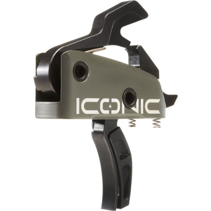 RISE TRIGGER ICONIC GREEN 2-STAGE 1.25/1.75 AR-15 W/PIN<