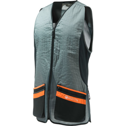 BERETTA MEN'S S.PIGEON VEST XX-LARGE GREY/ORANGE