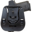 1791 KYDEX OWB PADDLE HOL MULT -FIT RH SIG P365 BLACK