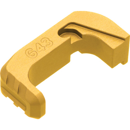 TYRANT CNC FOR GLOCK 43x 48 EXTENDED MAG RELEASE GOLD