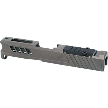 TRUE PRECISION SLIDE W/RMS CUT & PLATE STEALTH GREY FOR G43