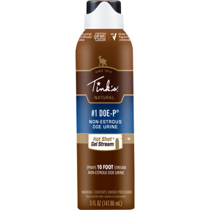 TINKS DEER LURE #1 DOE-P NON ESTRUS HOT SHOT GEL 5OZ. AERO