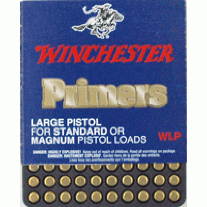 WINCHESTER PRIMERS LARGE PISTOL 5000 PACK CASE