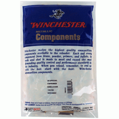 WINCHESTER UNPRIMED CASES 38 SPECIAL 100 PACK 20PK/CS