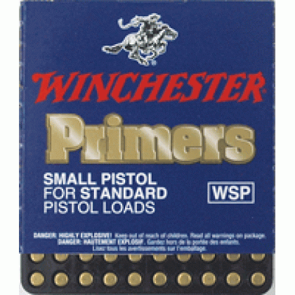 WINCHESTER PRIMERS SMALL PISTOL 5000 PACK CASE