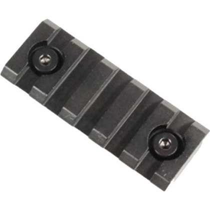 GUNTEC REMOVABLE ACCY RAIL 2" KEYMOD BLACK